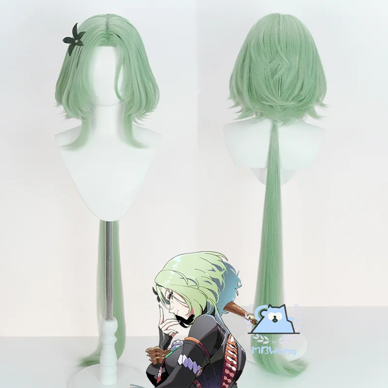

Zenless Zone Zero Isolde Косплей Парик Смесь мятно-зеленых волос Изольде парик для Хэллоуина, вечеринки, взрослых, женщин, мужчин, реквизит для ролевых игр