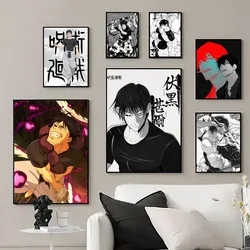 Bilibili Jujutsu Kaisen Fushiguro Toji Poster Prints Wall Pictures Living Room Home Decoration