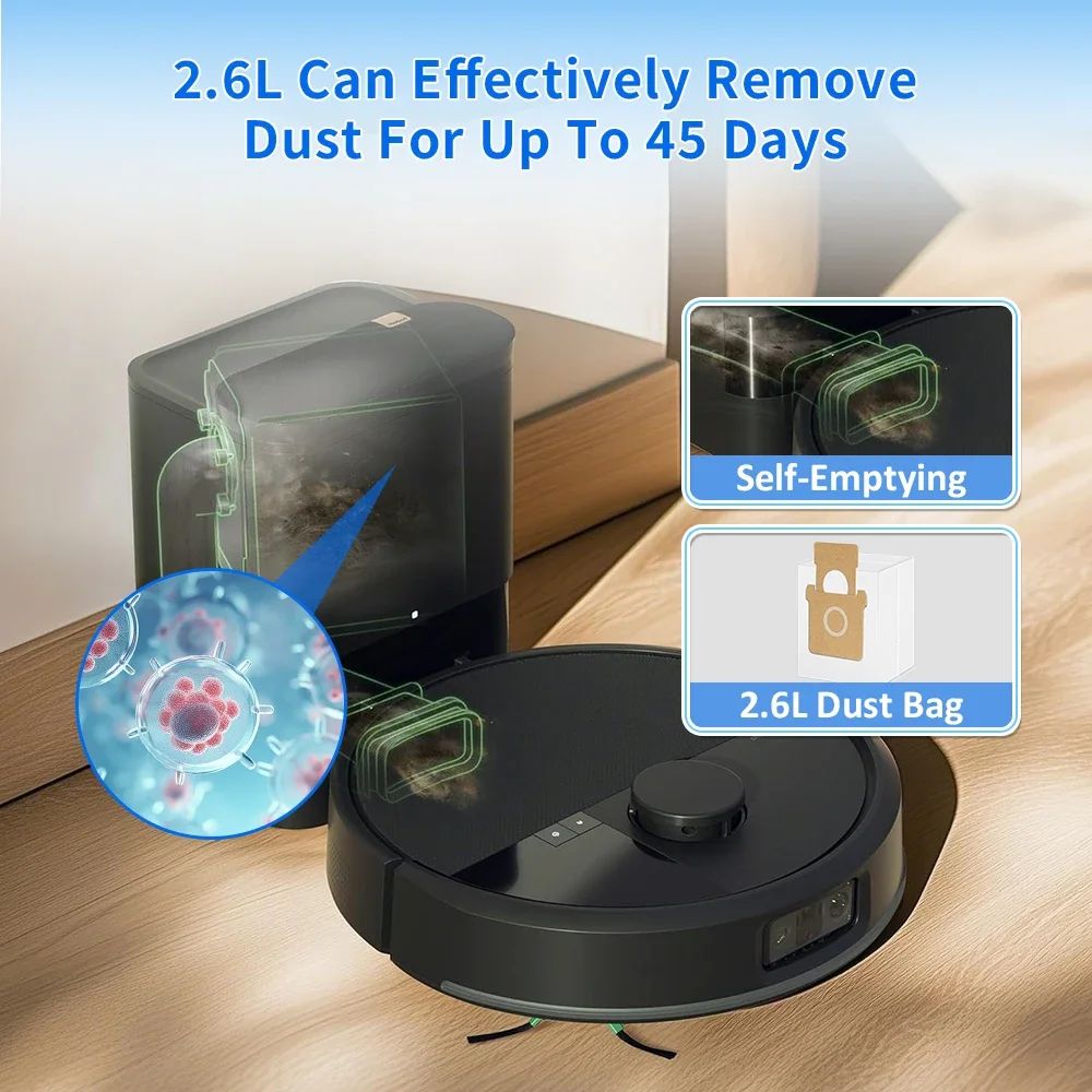 Staubbeutel für iRobot Roomba 104/105 Vac/ Plus 405/504/505 /Max 705 Vac /Combo/Essential Vac 2/Combo 2 Essential Roboterstaubsauger – Detail 5