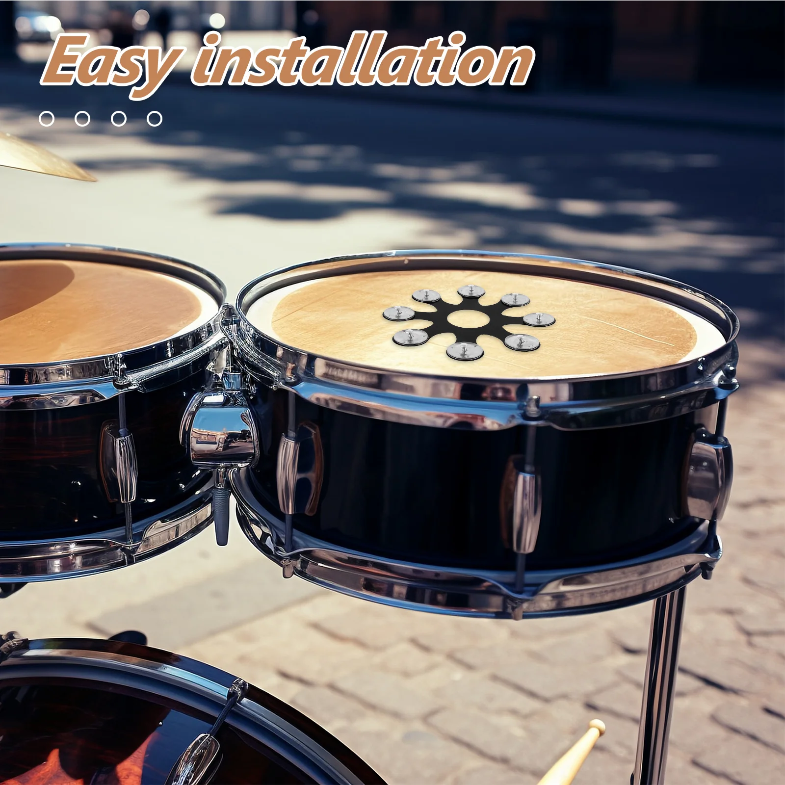 

Hihat Tambourine Metal Bell Plate For Drum Drum Hihat Accessory Set Tonal Layering Percussion Instrument Accessory