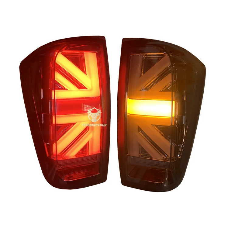 Taishuai auto back smoke LED tail lamp rear tail lights for 2015 2018 2021 Navara NP300 accessoriescustom