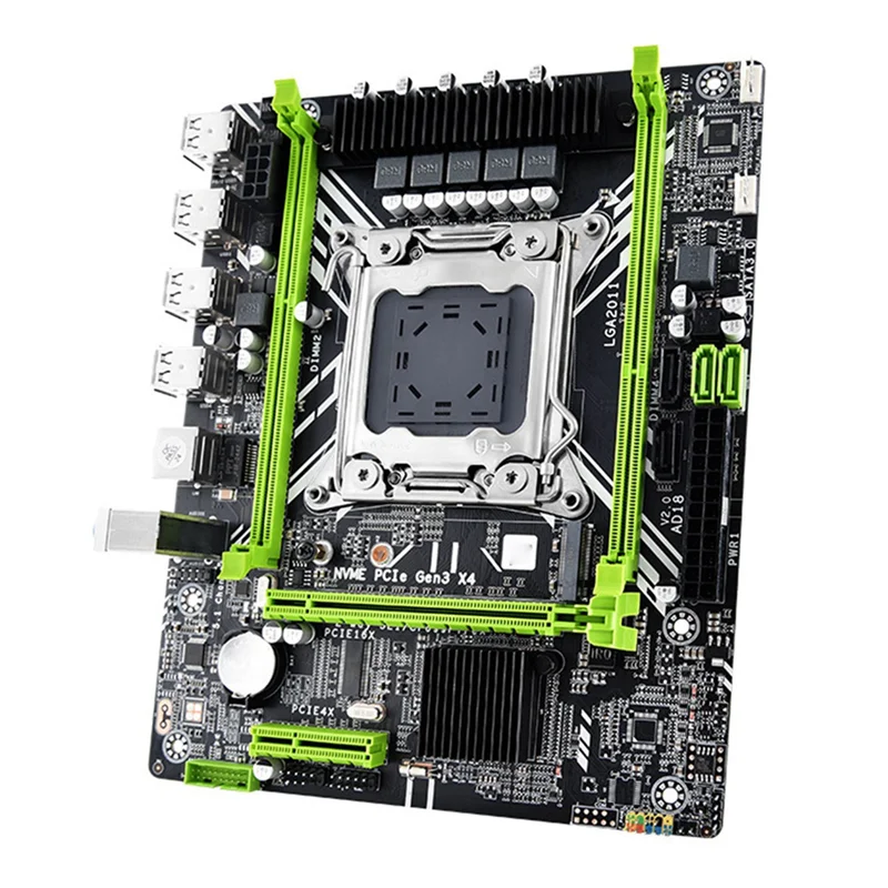 

A51I X79D 2.0 Материнская плата Lga2011 Компьютерная материнская плата Ddr364Gb поддерживает процессор серии 2011 M.2Nyme Sata2.0