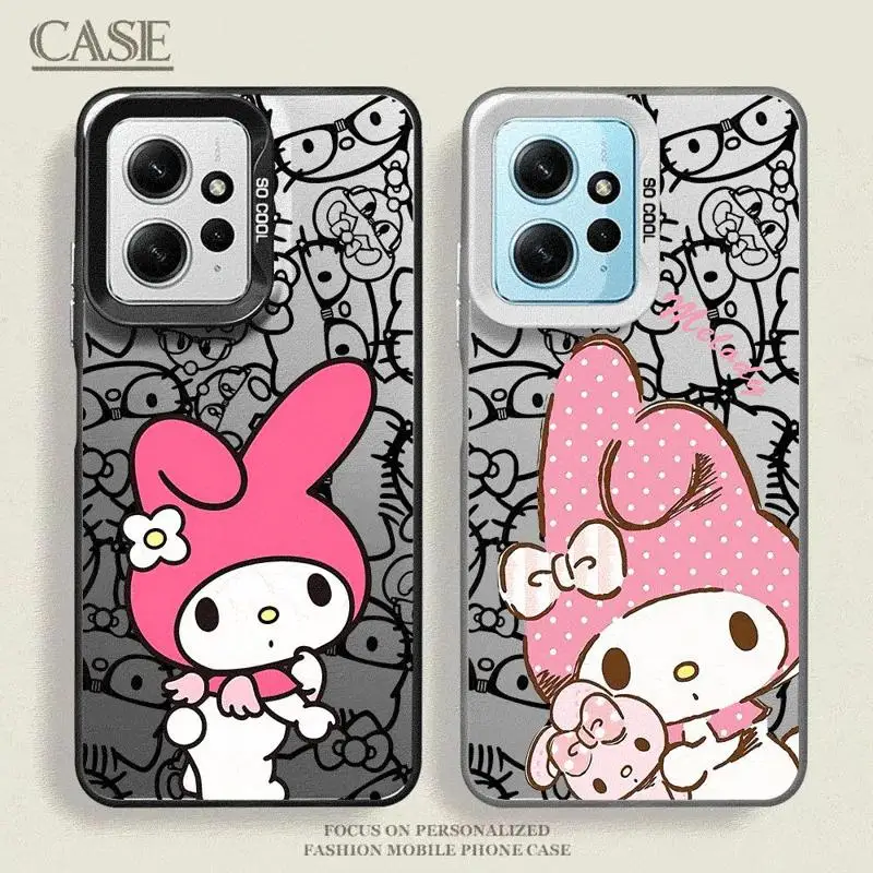 Te Cute Melody Case For Xiaoimi Poco X3 NFC X5 5G C50 C51 F4 F3 GT 11 12T 13T Pro Funda Back Phone Cover