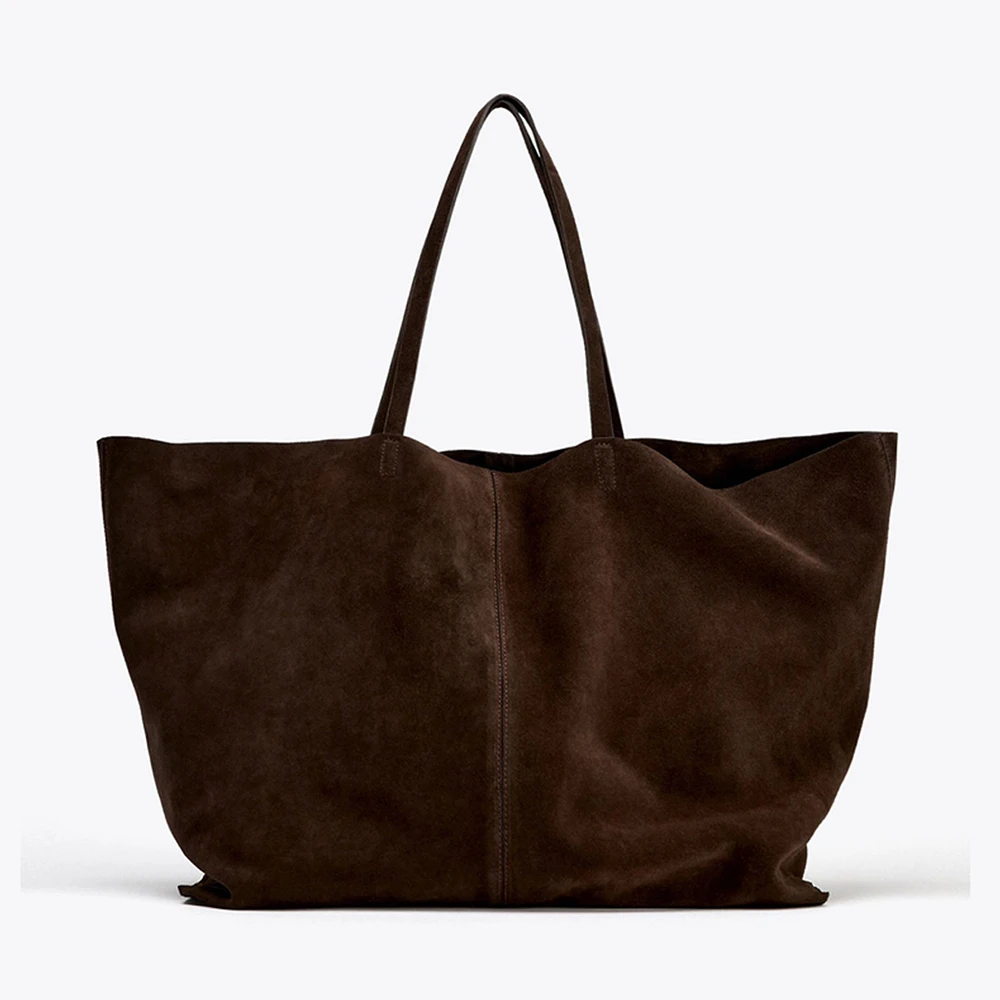 

Large Capacity Suede Tote Shoulder Bags for Women Luxury Designer Bag NEW Handbags and Purses Soft Shopper Female Commuting Bag