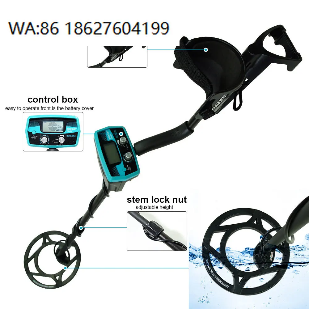 High Performance Underground Metal Detector High Sensitivity Gold Finder for Outdoor Treasure Hunting