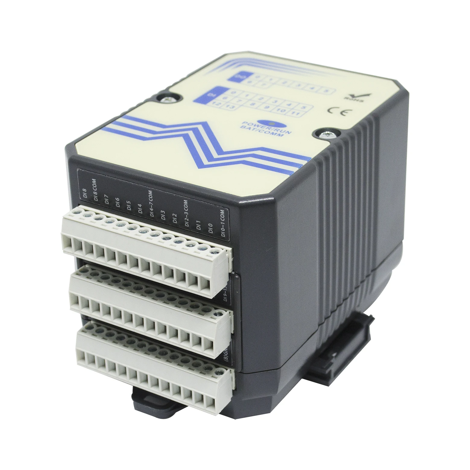 Industrial Ethernet PLC Controller MODBUS TCP-IP/RTU 14DI 8DO 4AI 2AO with SD memory card(A-5389)