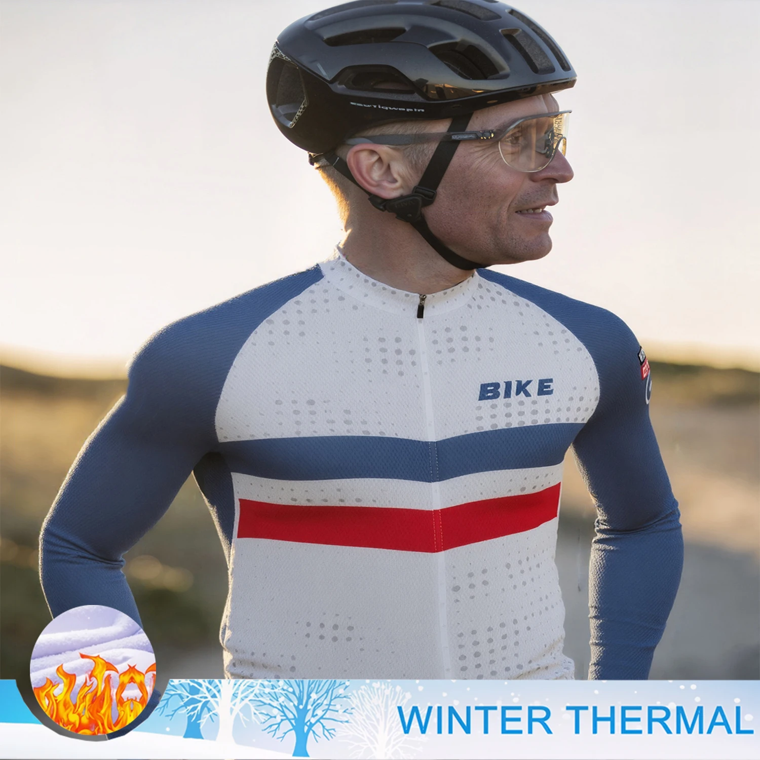 

Мужские комплекты Мужской трикотажный комплект для велоспорта Зимнее велосипедное снаряжение Мужская одежда для велосипеда Mtb Гоночный велосипед Джерси с длинной подкладкой Мужские велосипеды