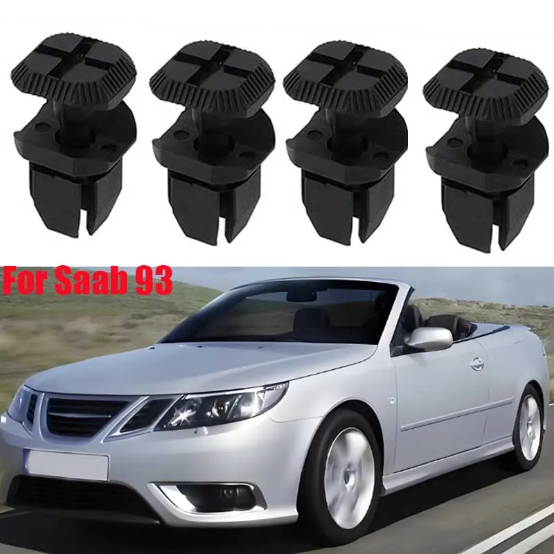 4/8 unidades 12792092 clipe de tampa da bateria rebites fivela fixa para Saab 9-3 2003 2004 2005 - 2012