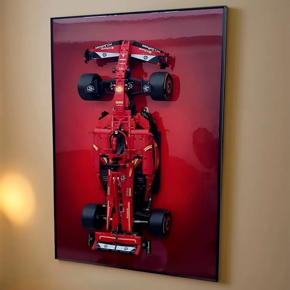 

NEW Display Wallboard for Lego 42207 Ferrari SF-24 F1,Adult Collectibles for Lego Car Wall Mount Building Blocks