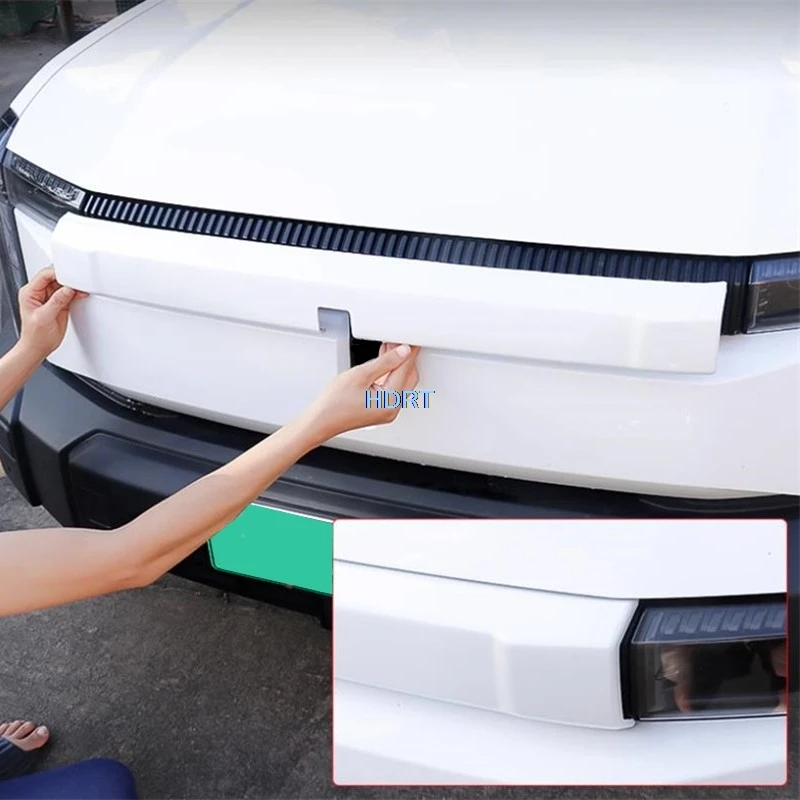 

For Chery iCAR 03 Jaecoo 6 J6 2024 + Car Styling Front Face Molding Cover Racing Grille Trim Strip Accessories Exterior Sticker