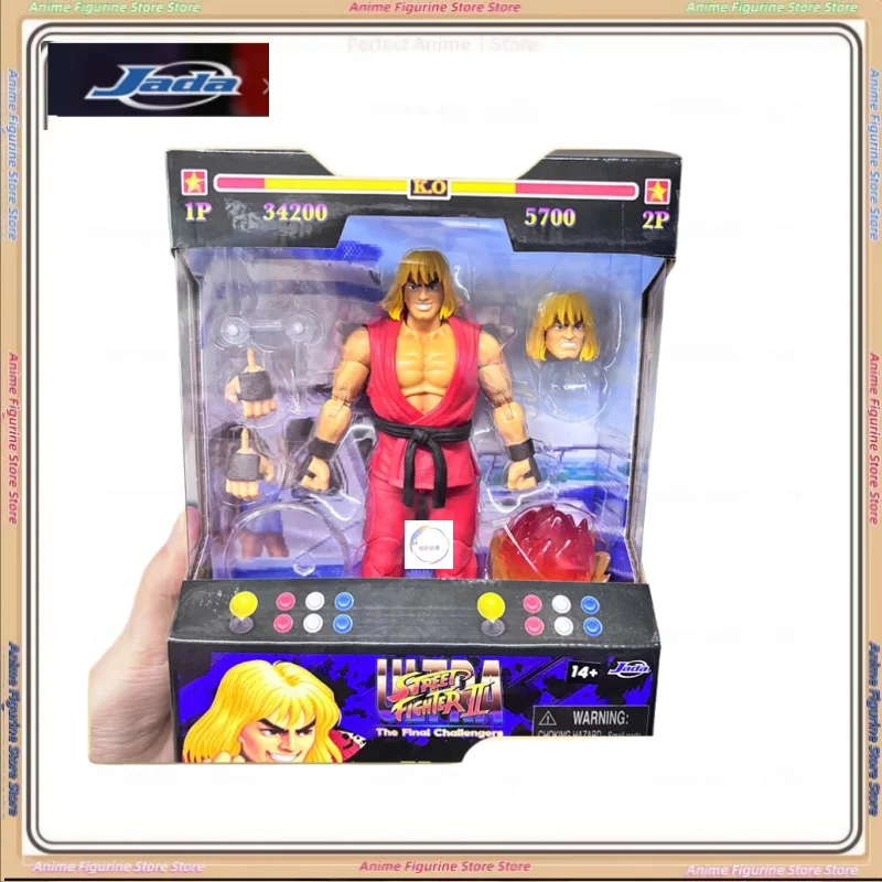 

Stock Jada Toys 1/12 Street Fighter 2 Bo Ken Red Одежда подвижная кукла ручная кукла