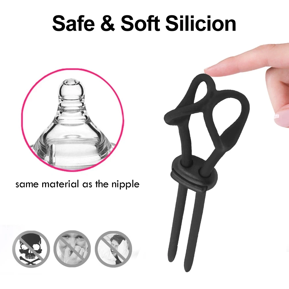 Adjustable Penis Ring Rope Silicone Cock Ring Bdsm Toys for Adult Male Chastity Belt Lasting Cockring Sex Shop Delay Ejaculation