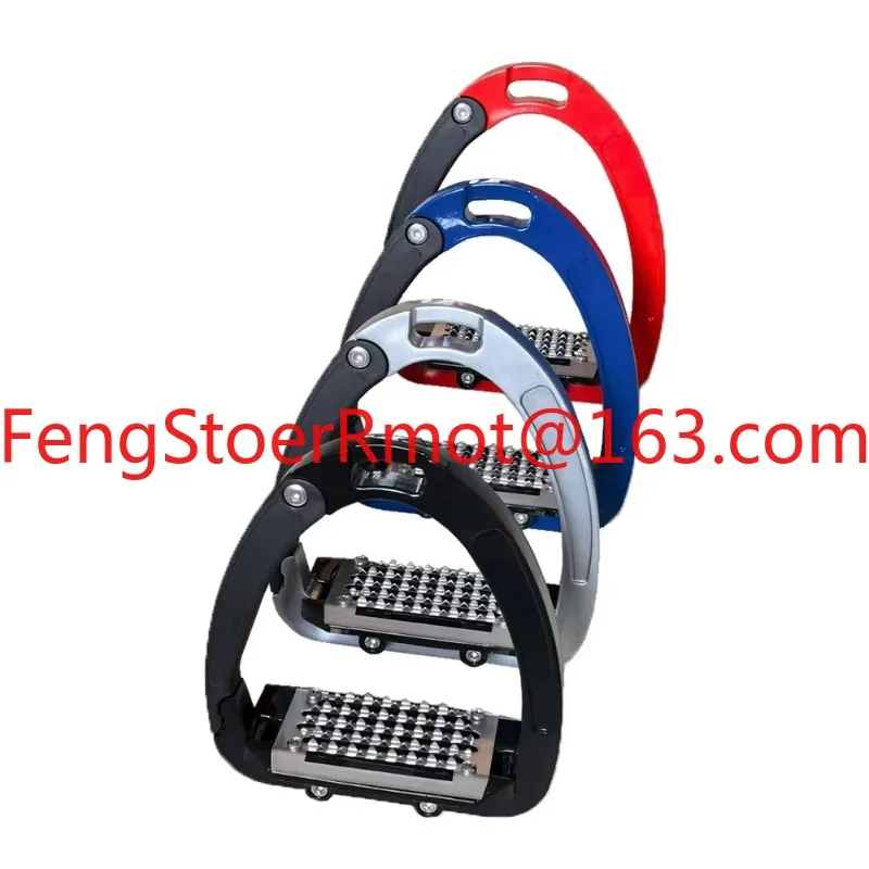 Hot Sale Aluminium Safety Stirrups with Stainless Steel Pads Size 12.5cm for Equestrian Riding