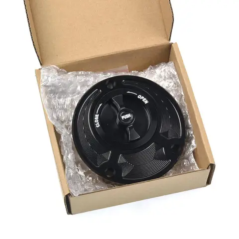 CNC 연료 가스 탱크 캡 커버 알루미늄 열쇠가없는 오토바이 액세서리 Yamaha FZ6 FZ6R FZ1 R1 R6 R6S 용 모든 연도