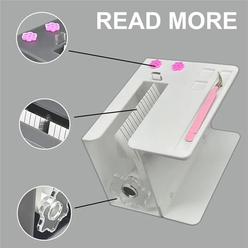 A47F-Acryl-Wimperntrenner, Pfropfen falscher Wimpern, Trennmaschine, Wimpern, Blüten- und Haarentfernungswerkzeug