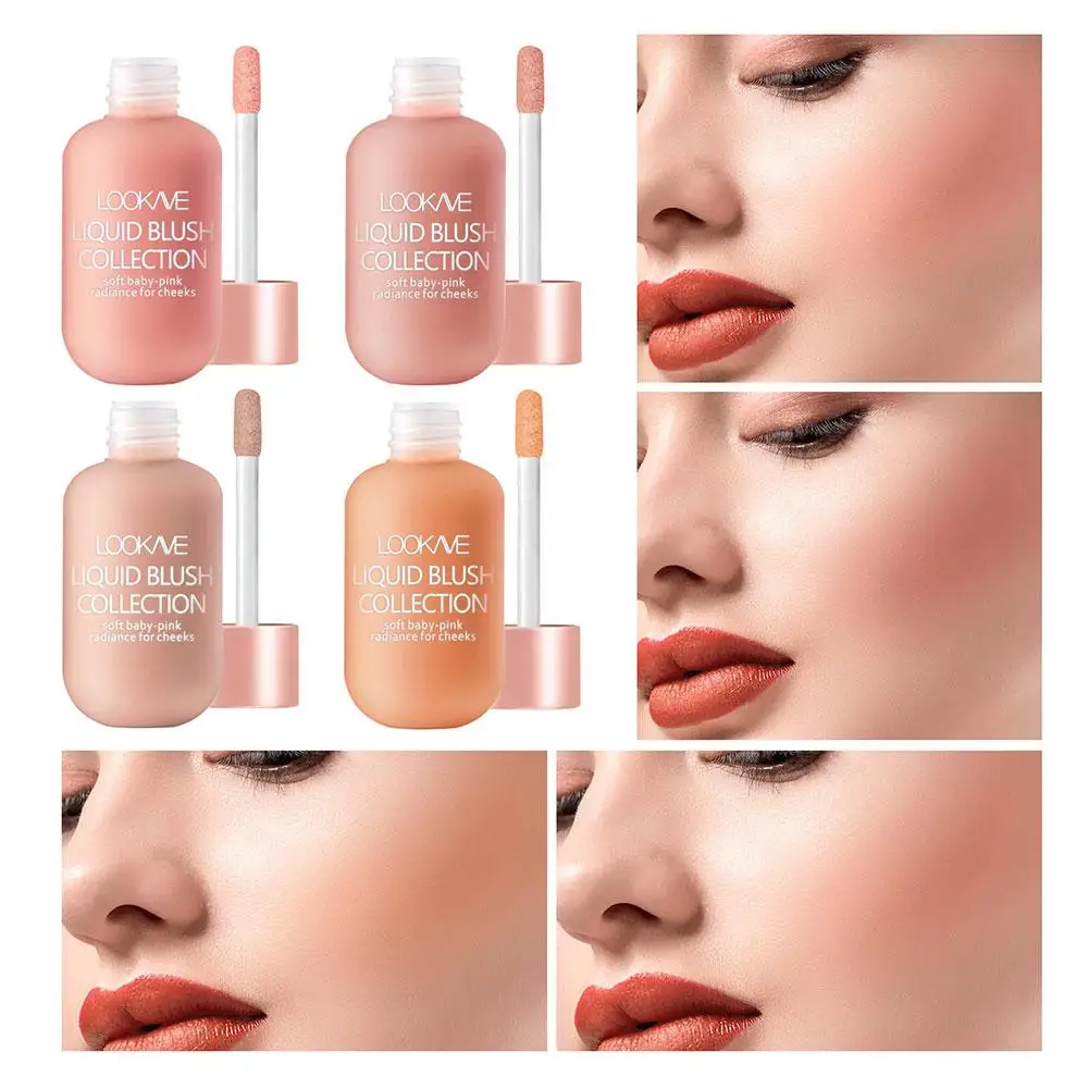 New Liquid Cheek Blush Facial Nourishing Blusher Gel Cream Multi-purpose For Eyes Lips Makeup Blush Stick Cosmetics E6I6