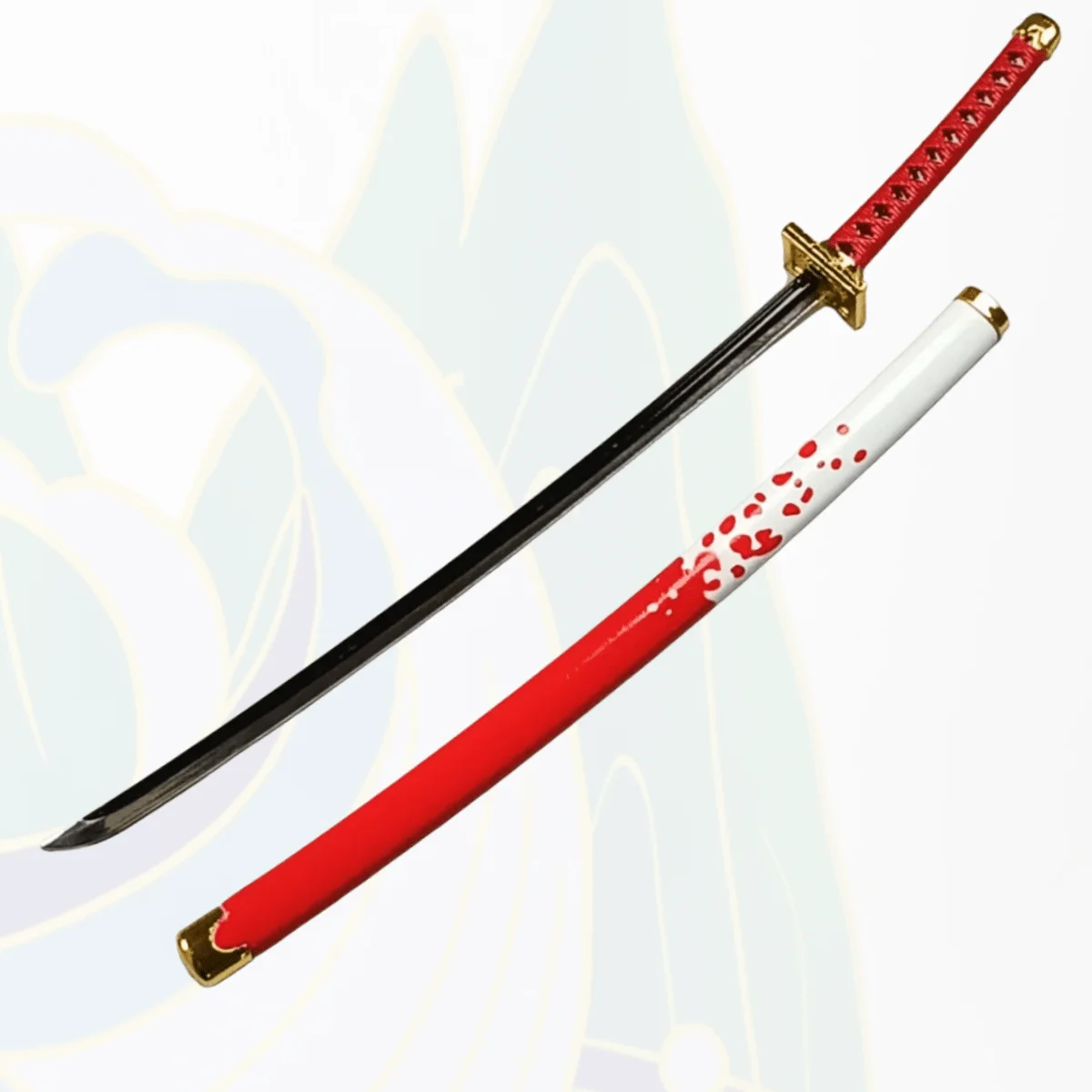 Épée Katana en métal Shiryu de 9.8 pouces, couteau Ninja, sabre de samouraï Original, sabre Katana japonais, accessoires de Cosplay Zoro, jouet accessoire