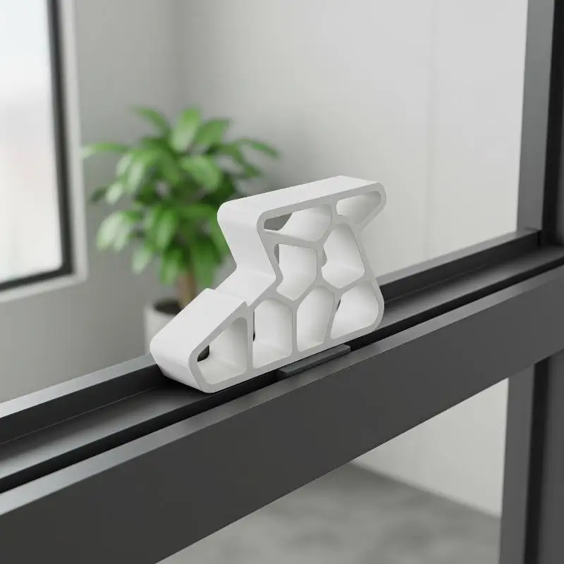 [J] 3Pcs Heavy Duty Door Stopper Non-Slip Balcony Window Door Wedge For Home Office Bathroom Kitchen Track Lock Anti-Slam view 6