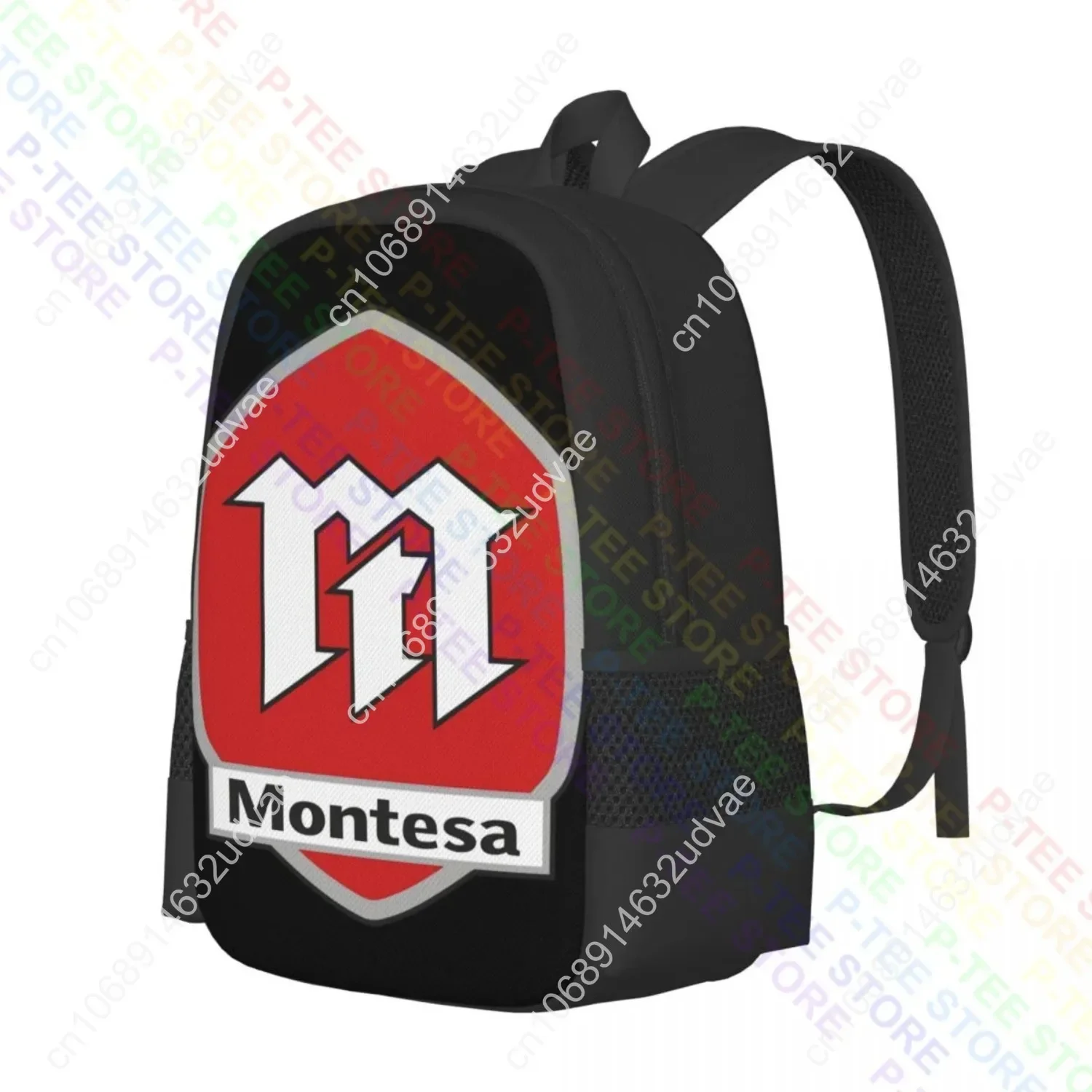 Montesa-Logo Symbol P-1183Backpack para motocicletas, impresión 3d, Softback, gran capacidad