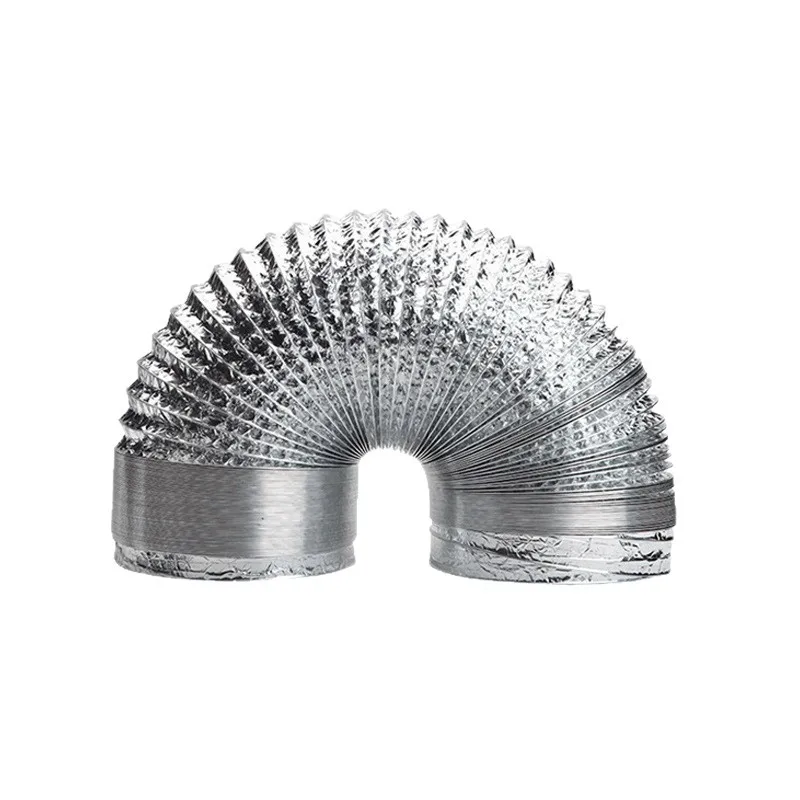 Aluminum Foil Flexible Duct Hose, 80mm Diameter Exhaust Ventilation Pipe for Range Hood Dryer Bathroom Kitchen Vent Ducting