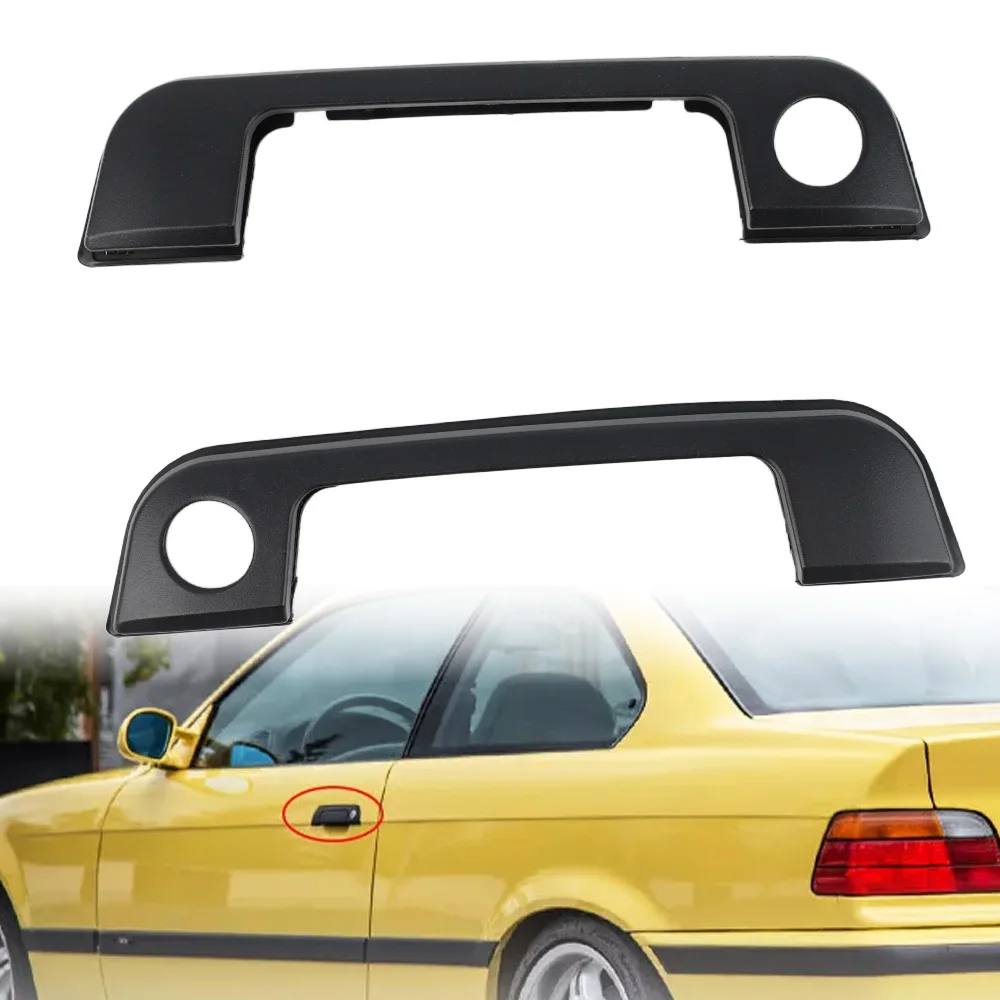 For BMW 3 5 7 Series E36 E34 E32 Car Exterior Door Handle Covers With Seal Gaskets 51218122441 51218122442 51228119076