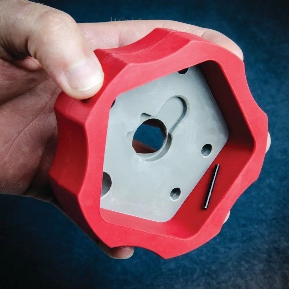 Plastic Bench Block Universal Tools Anti-Slip Base Grooved Center Universal Bench Block Multi-Hole Surface Repair Block