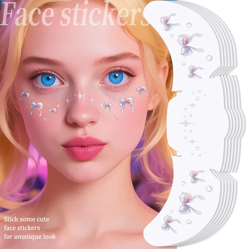 

Детская временная татуировка на лице