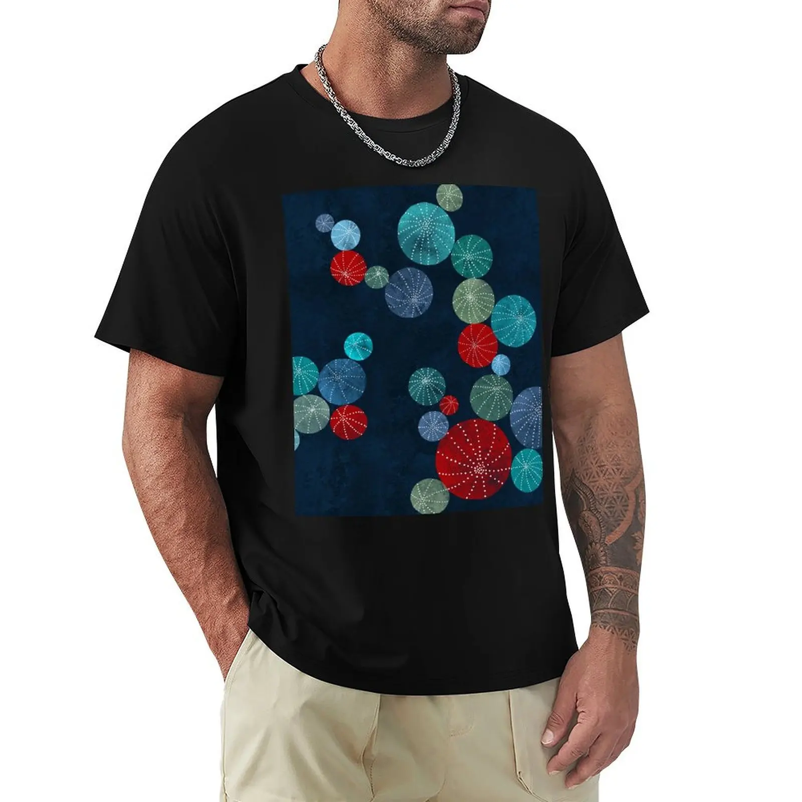 Colorful cactus field T-Shirt Casual Trendy Streetwear Tee Shirt
