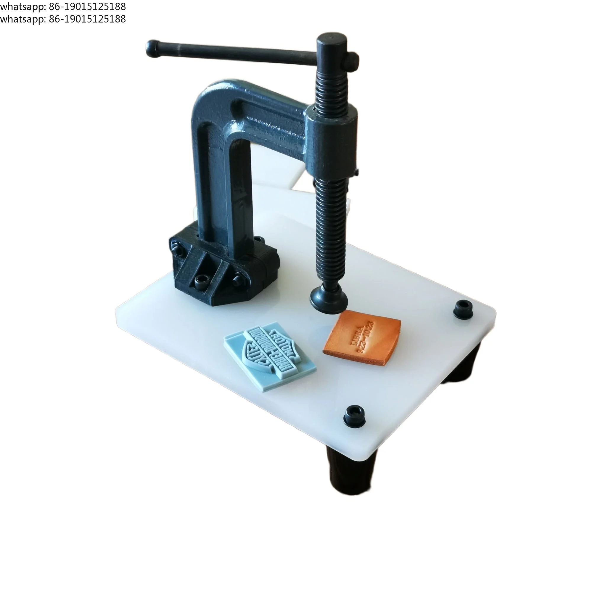 Portable de nailing leather process, cold press seal embossing cutting die/stamping/forming/molding machine, DIY embossing tool