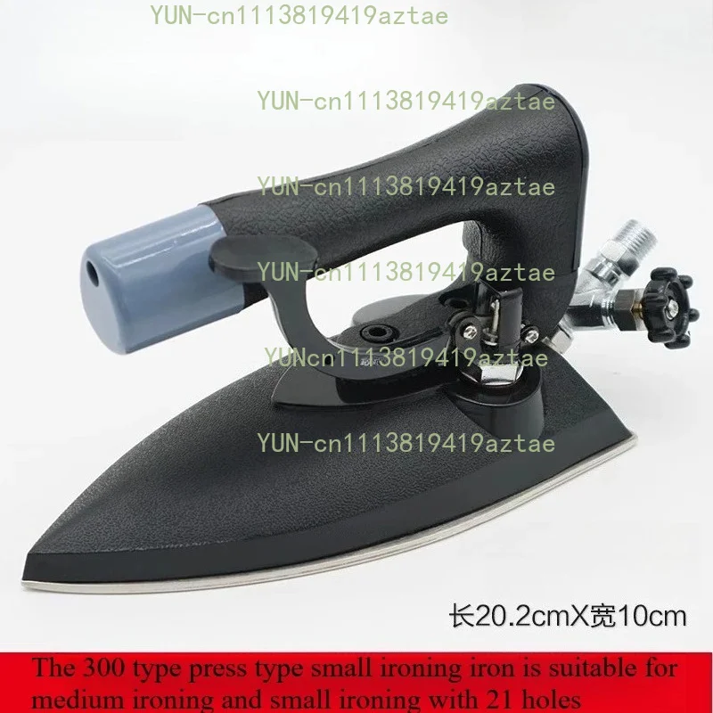 Garment Factory Boiler Steam Iron Head, Stainless‑Steel Medium Press Iron Fit 200‑300 Type Industrial Full‑Steam Small Iron