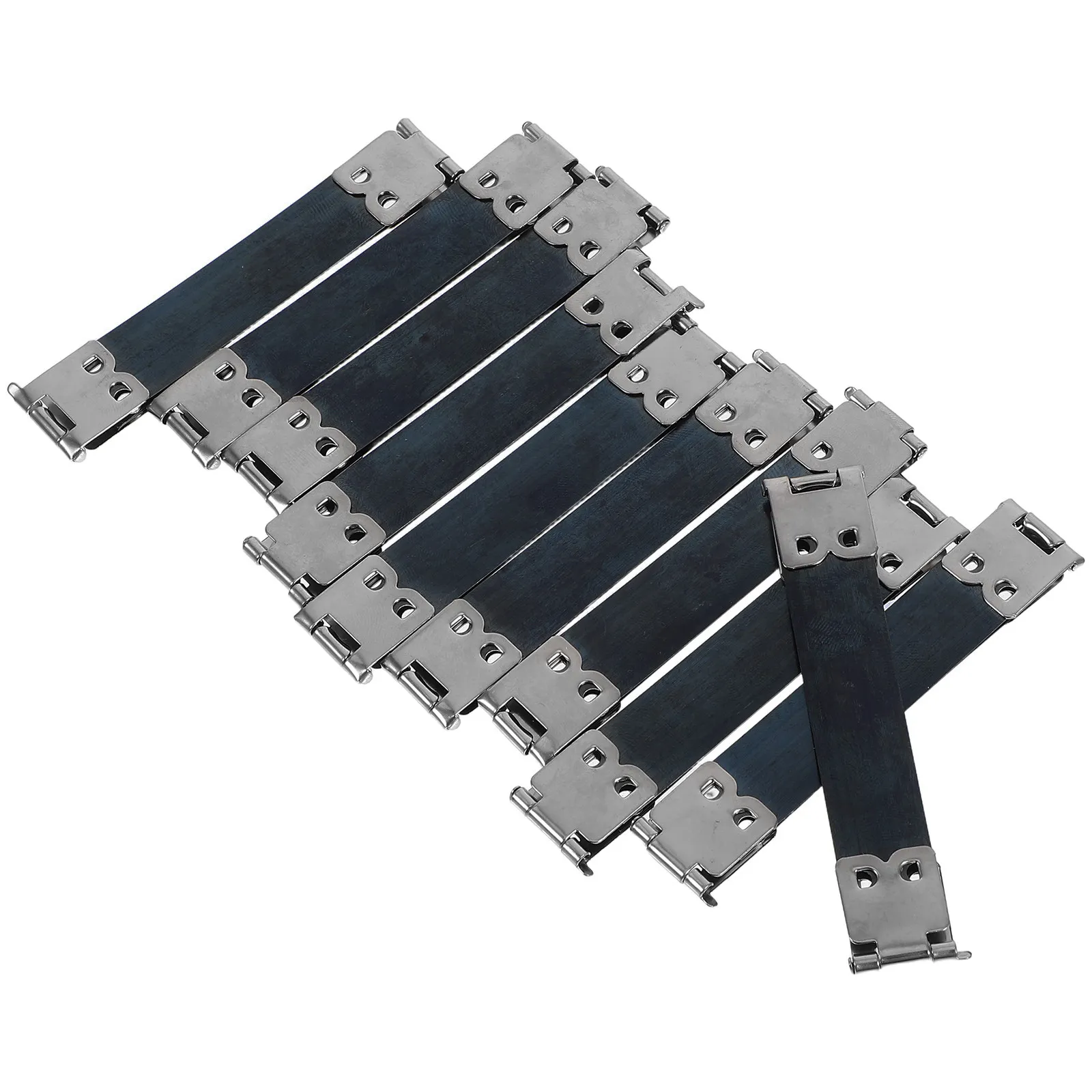 10Pcs Metal Internal Flex Frames 11Cm Replacement Handbag Hinges Spring Clips Sewing Purse Clasp Bag DIY Handcraft