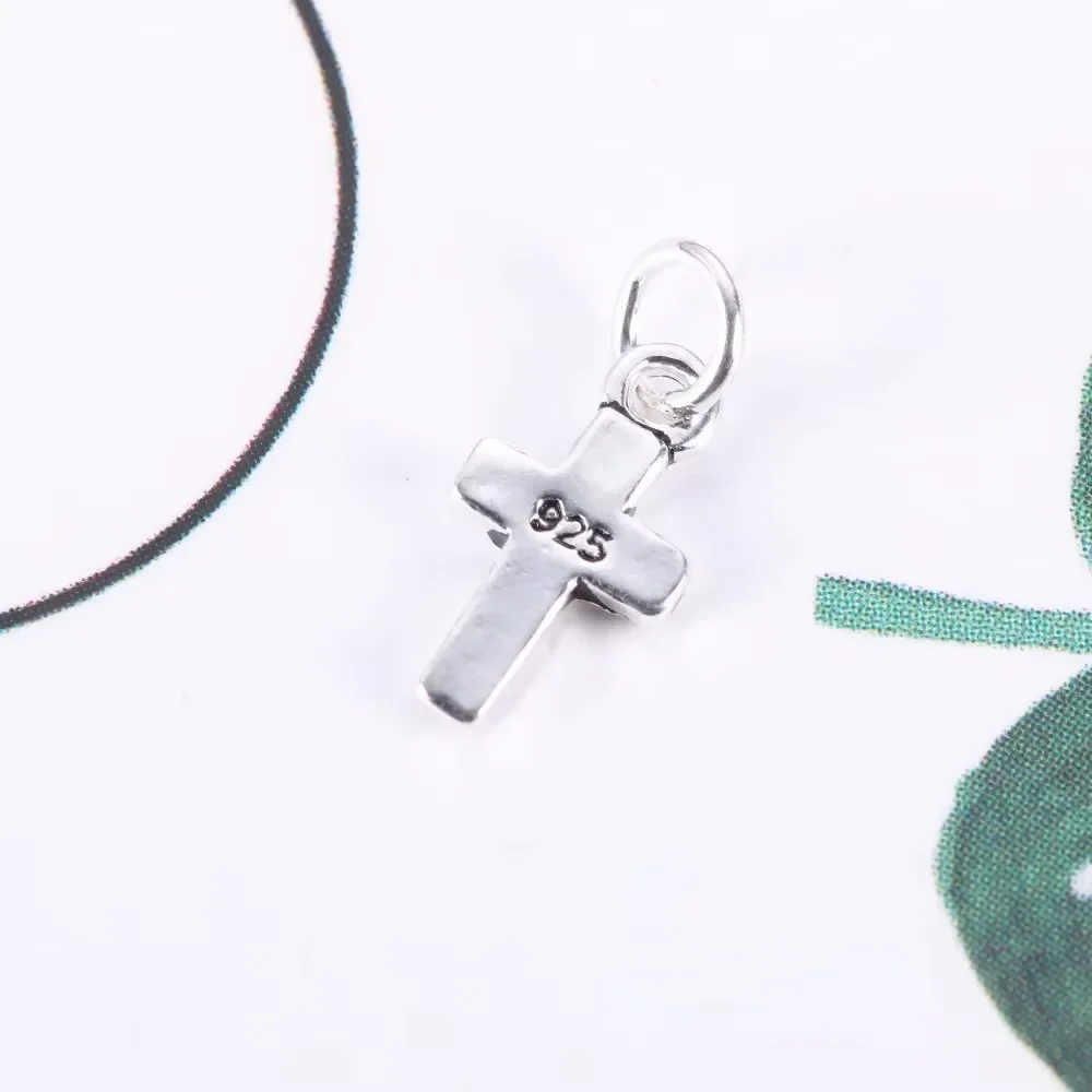 

100% Real 925 Sterling Silver Pendant Women Sterling-Silver-Jewelry Fantasy Charms Crosses for Pendant & Necklaces Making DIY