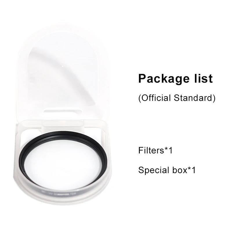 37-82 مللي متر عدسة الكاميرا الرقمية UV تصفية طبقة مزدوجة طلاء تصفية عدسة حامي لكانون نيكون سوني فوجي DSLR SLR كاميرا