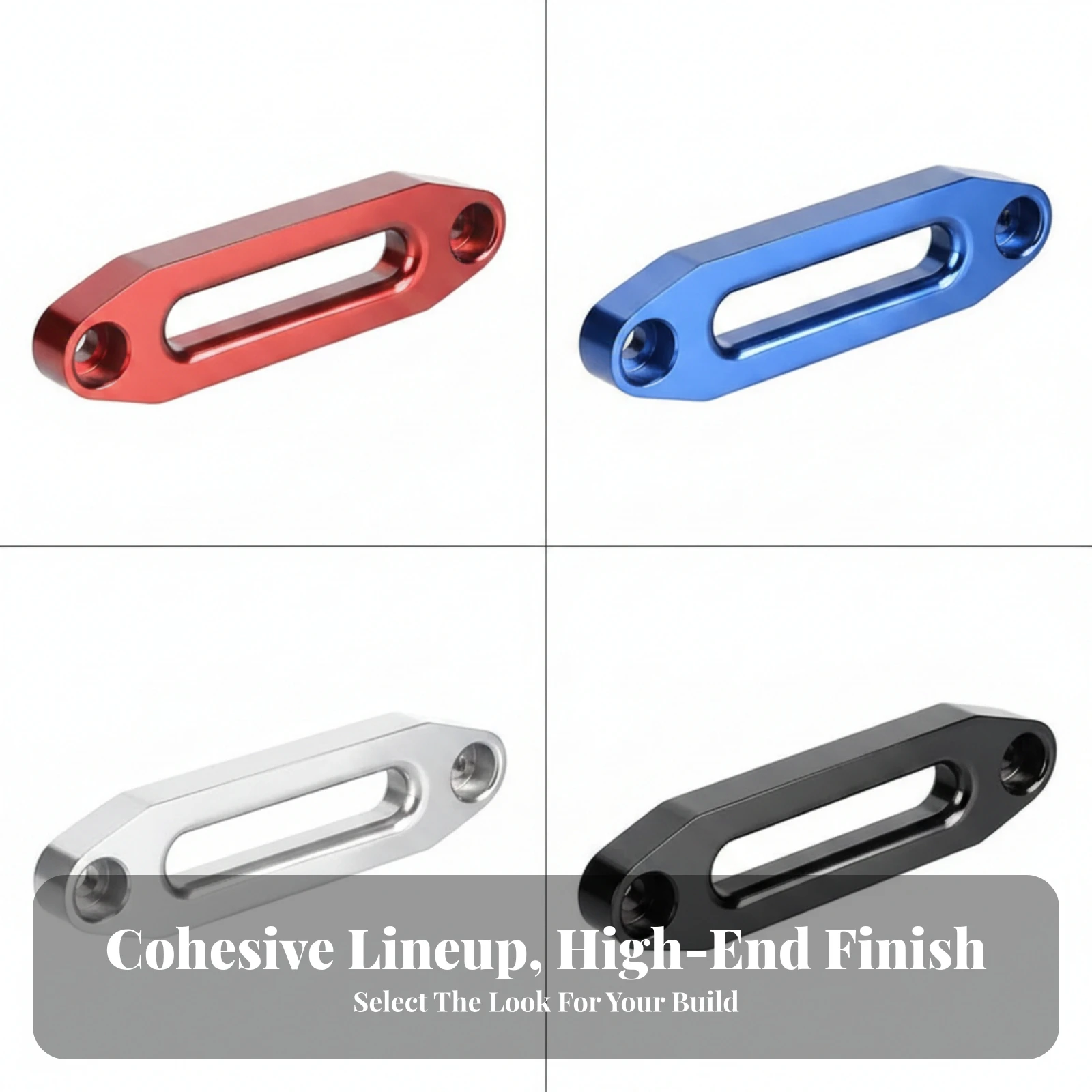Aluminum Fairlead Synthetic Rope Hawse Fairlead Hardware Corrosion Resistant Long-Lasting