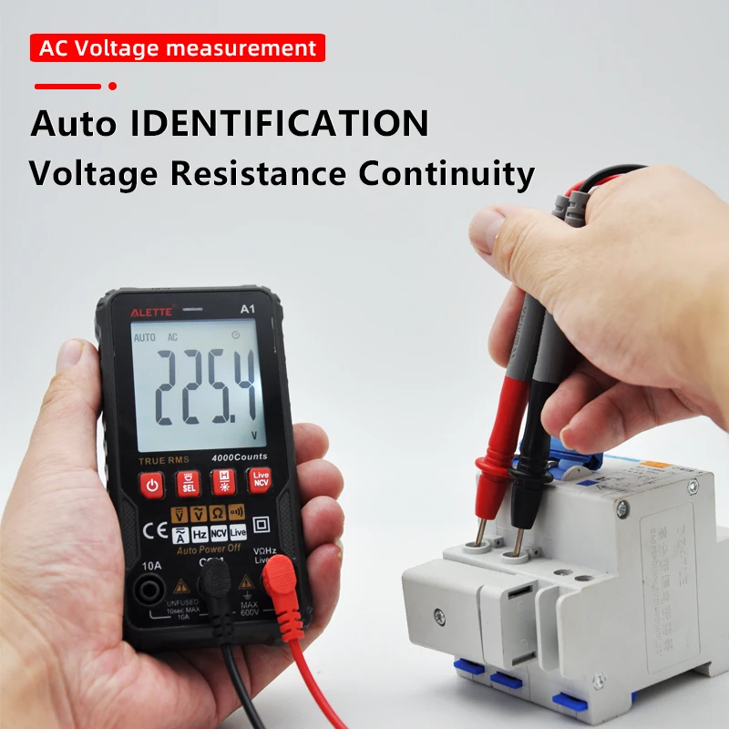 Digital Multimeter Smart Multimetre Professional Smart Voltmeter True RMS AC DC Voltage Meter Auto Range Ohm Hz Continuity New