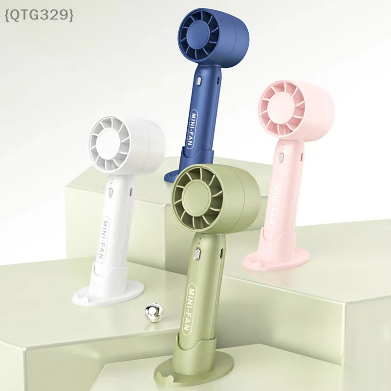 【F2】Portable Handheld Charging Fan,Mobile Phone Holder,Student Dormitory Mini Fan,Summer Cooling Tool Outdoor Small Fan Handheld