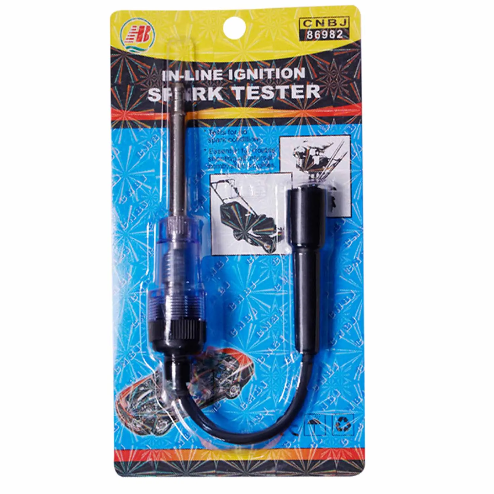 Inline Spark Tester Spark Plug Detector Automotive Ignition Coil Detector Car Ignition System Diagnostic Detector Tool