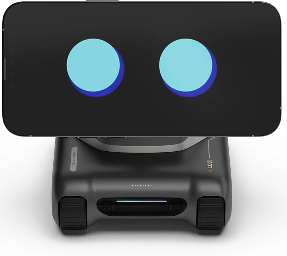

LOOI Robot AI Desktop Companion With ChatGPT Voice Interaction Memory Emotional Support And 10W Wireless Charging