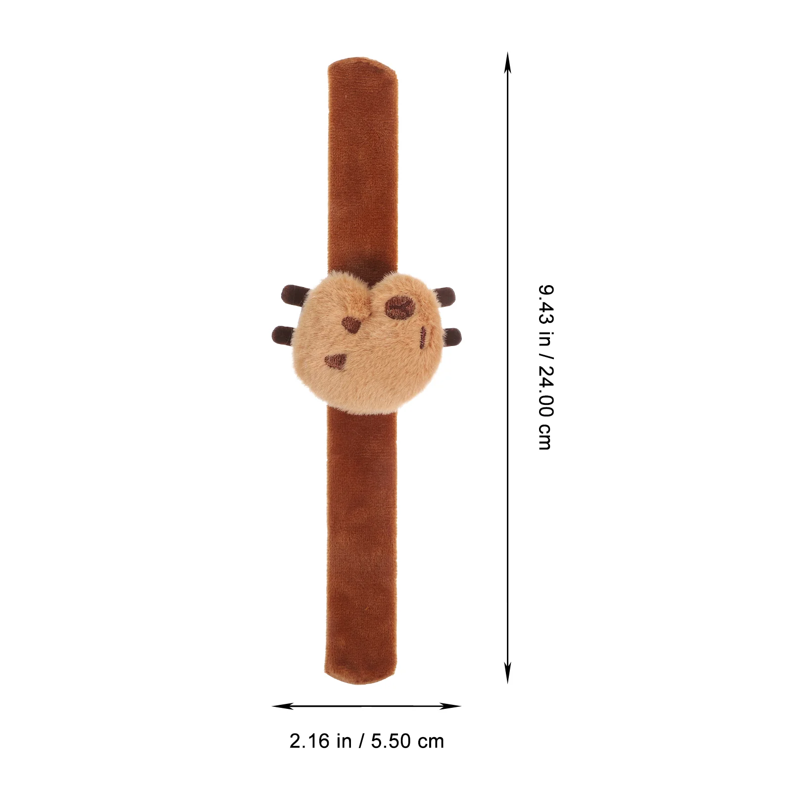 Bracelet à claquettes en métal pour enfant, animaux en peluche Capybara, 2400Xcape X300CM, 2 pièces