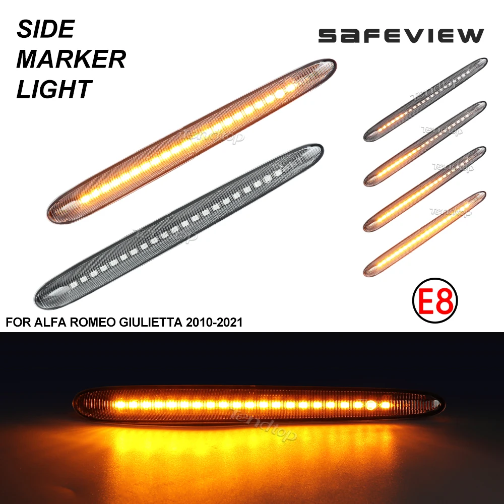 Led Dynamic Side Marker Turn Signal Light Sequential Blinker Lamp For Alfa Romeo Giulietta 940 Juliet Sprint Veloce 2010-2021