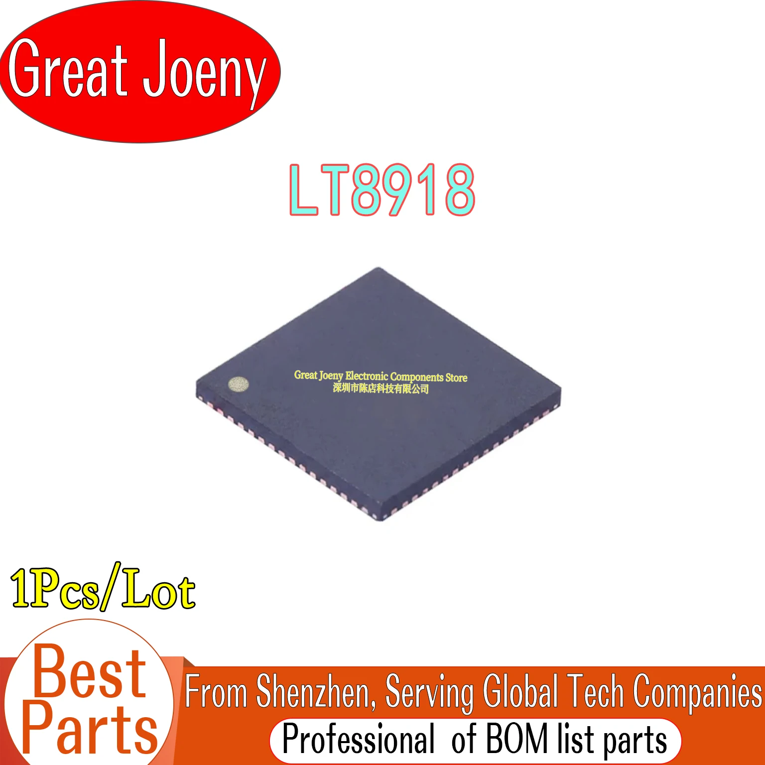 

100% New Original LT8918 IC Chipset QFN-64