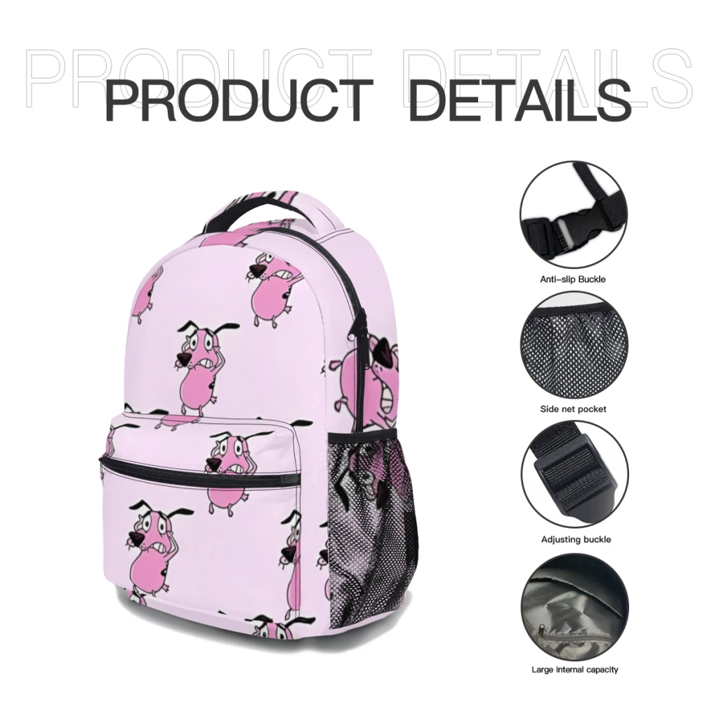 Courage New Female Fashion girls High Capacity Waterproof College Backpack Trendy Girls Laptop School Bags 17inch ﻿ ﻿