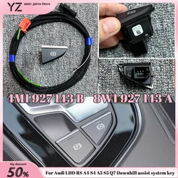 OEM For Audi LHD RS A4 S4 A5 S5 Q7 white light Downhill assist system key 4M1 927 143 B 4M1927143B 8W1 927 143 A 8W1927143A
