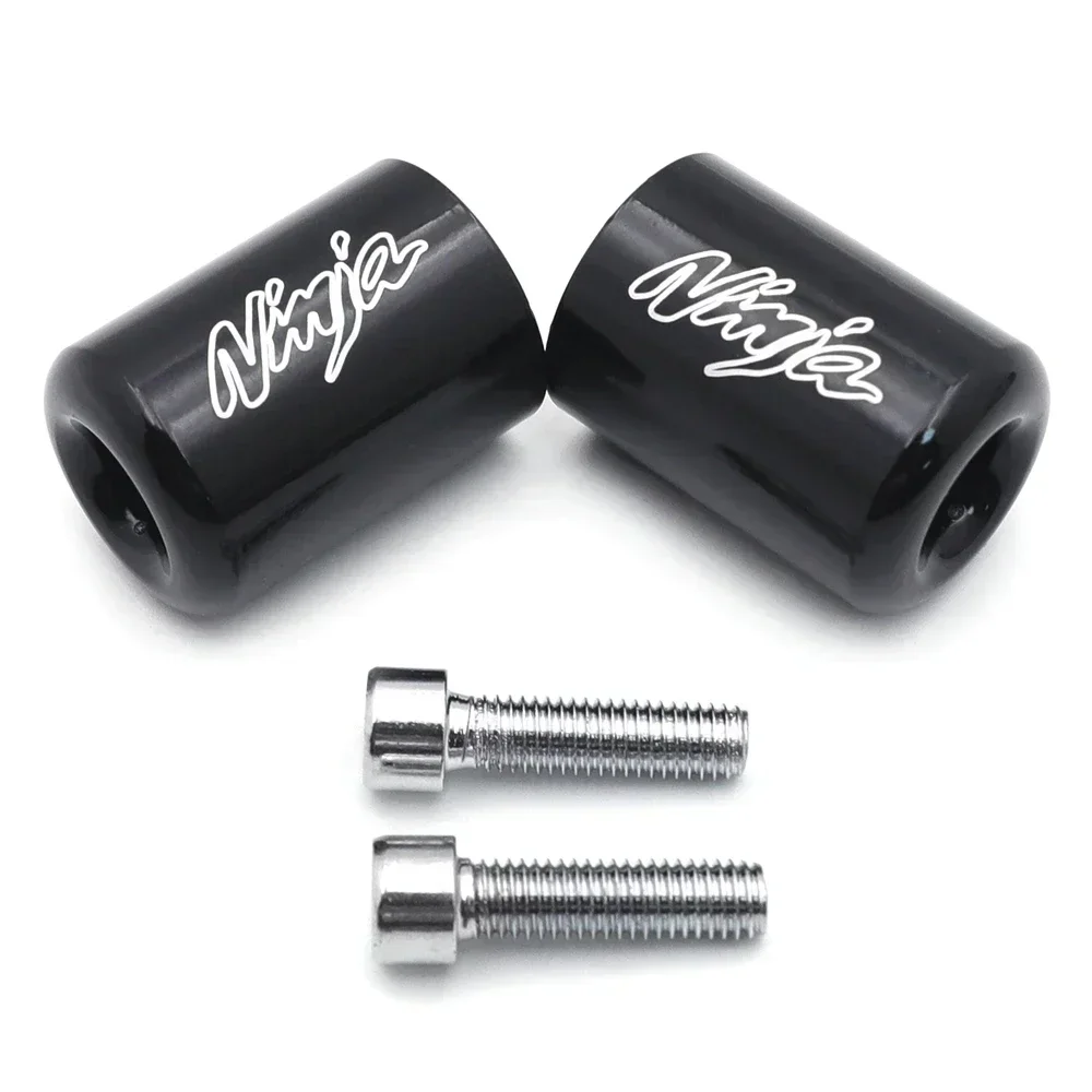 

Motorcycle Parts Weight Bar Ends Black for 1987-2012 Kawasaki Ninja 250R/EX250 1987-2012， 650R/EX650R/ZX14 2006-2012