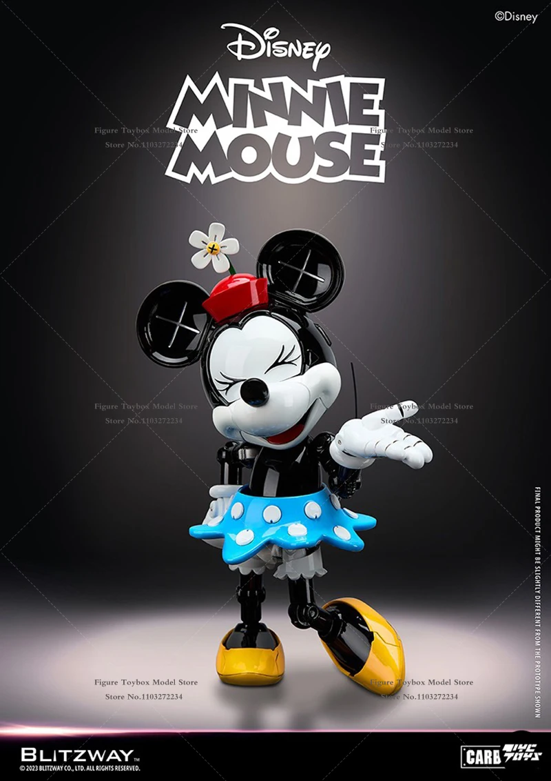 BLITZWAY BW-CA-10505 18.2cm Minnie Mouse Cartoon Movable Action Figure Children Birthday Model Best Gift Collection Toys