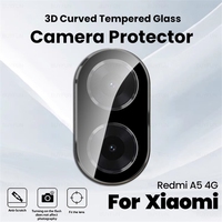 3-1Pcs 3D Curved Camera Protector Case For Xiaomi Redmi A5 4G Tempered Glass Lens Cap Cover On RedmiA5 Readmi Redmy A5 A 5 5A 4G