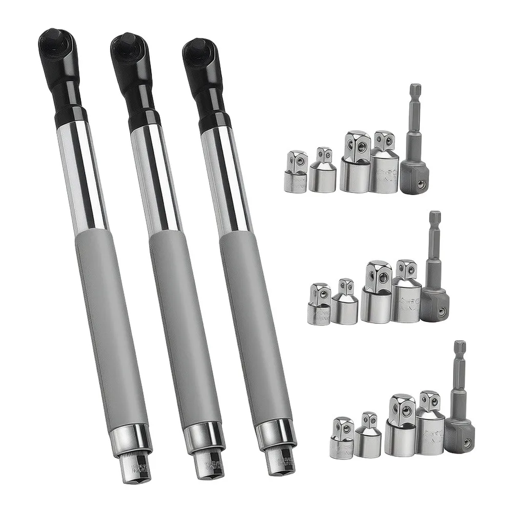 Quick Change Wrench for slim Wrench Tool Automotive Repair Tasks Chrome Steel Wrench Extender Hardened Chrome Steel