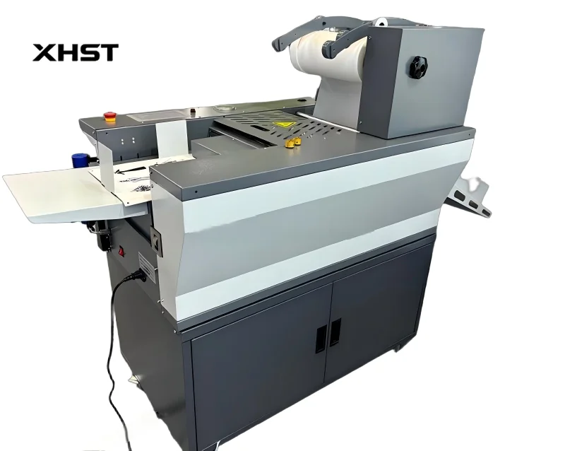 H-13 Industrial Level Stickers Label Automatic Paper Thermal Roll Lamination Laminating Machine With Auto Feeding
