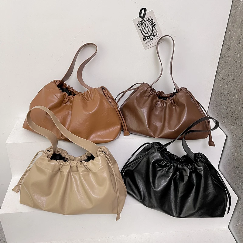 2024 New Fashion Luxury PU Leather borse a tracolla da donna di grande capacità Top Sale Designer Brands Tote borse NLadies popolari