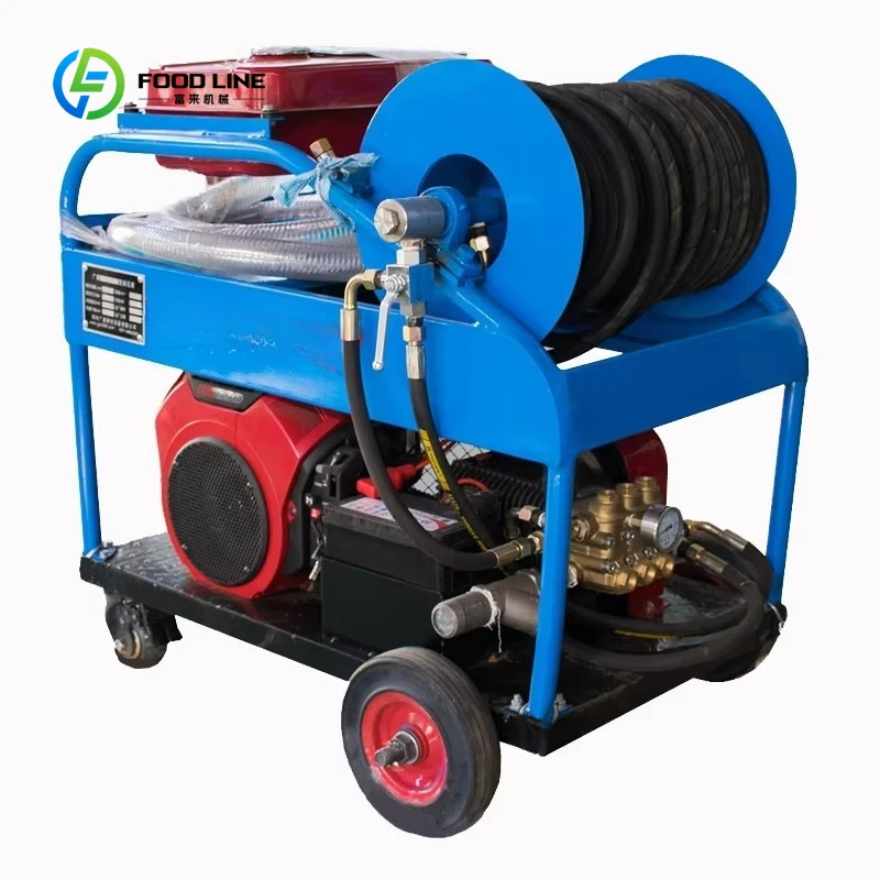 

Customized Commercial Petrol Sewer Hydro High Pressure Water Jetter Cleaner Durable for Pipeline Maintenance Dredging